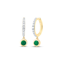 Load image into Gallery viewer, Emerald Earrings with Natural Sparkle with Elegant Styling - Splendid Jewellery
