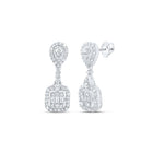 Baguette Diamond Earrings 5/8 Cttw with Elegant Styling - Splendid Jewellery