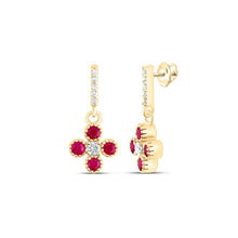Load image into Gallery viewer, Ruby Earrings with Natural Sparkle with Fine Detail - Splendid Jewellery
