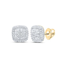 Load image into Gallery viewer, 14K Yellow Gold Elegant Earrings with Diamond - Splendid Jewellery