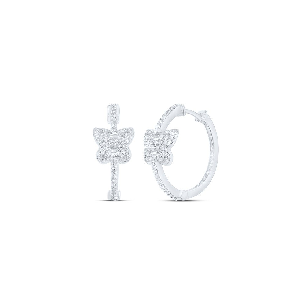 Diamond Hoop Earrings with Natural Sparkle for Everyday Wear - Splendid Jewellery