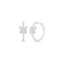 Load image into Gallery viewer, Diamond Hoop Earrings with Natural Sparkle for Everyday Wear - Splendid Jewellery