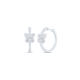 Diamond Hoop Earrings with Natural Sparkle for Everyday Wear - Splendid Jewellery