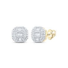 Load image into Gallery viewer, 10K Yellow Gold Diamond Earrings for Everyday Wear with Natural Sparkle - Splendid Jewellery