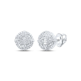 Diamond Stud Earrings 1/2 Cttw with Elegant Styling - Splendid Jewellery