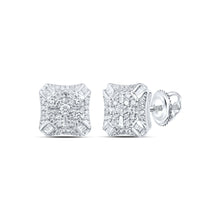 Load image into Gallery viewer, 10K White Gold Gift - Ready Diamond Earrings with Fine Detail - Splendid Jewellery