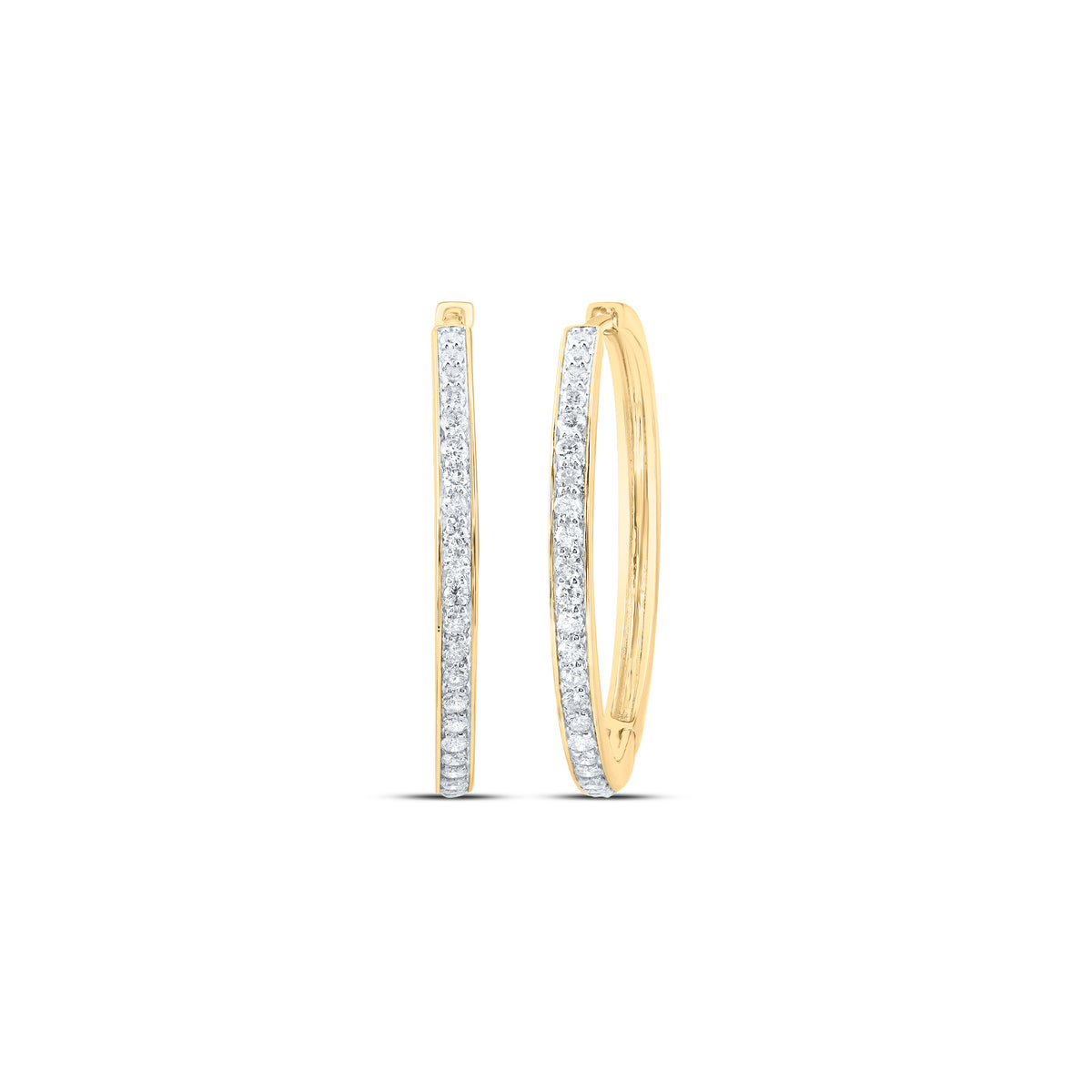 Diamond Fine Jewellery Hoop Earrings for Everyday Wear - Splendid Jewellery