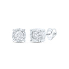 10K White Gold Luxury Diamond Earrings for Everyday Wear - Splendid Jewellery