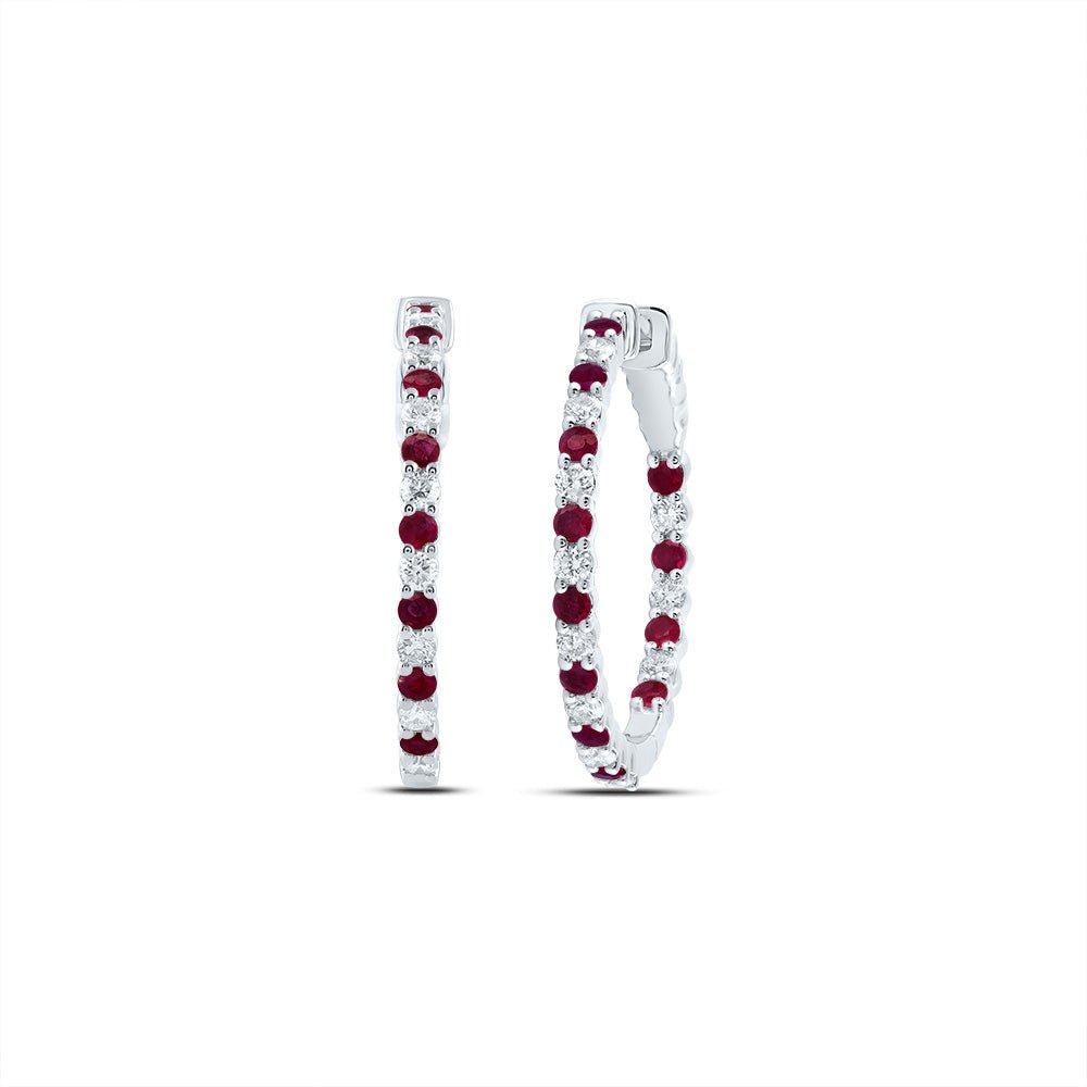Ruby Fine Jewellery Hoop Earrings - Splendid Jewellery