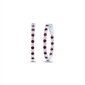 Ruby Fine Jewellery Hoop Earrings - Splendid Jewellery