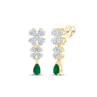 Emerald Fine Jewellery Earrings with Natural Sparkle - Splendid Jewellery