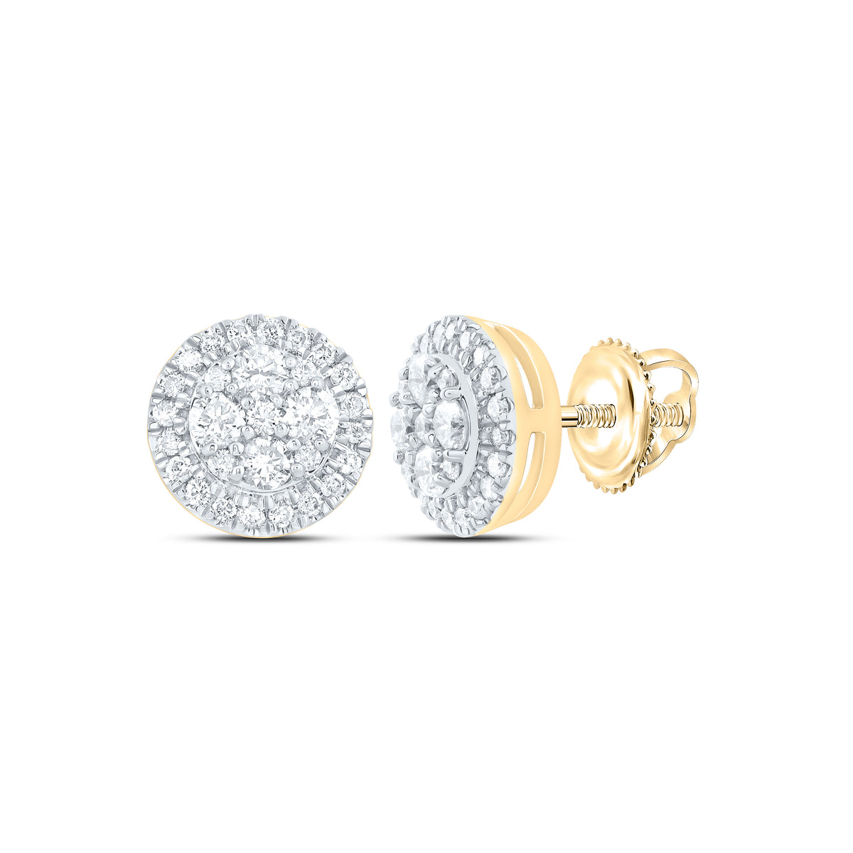 Diamond Stud Earrings 1/2 Cttw for Everyday Wear - Splendid Jewellery
