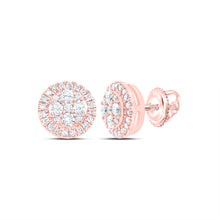 Load image into Gallery viewer, 14K Rose Gold Modern Diamond Earrings Gift Edition - Splendid Jewellery