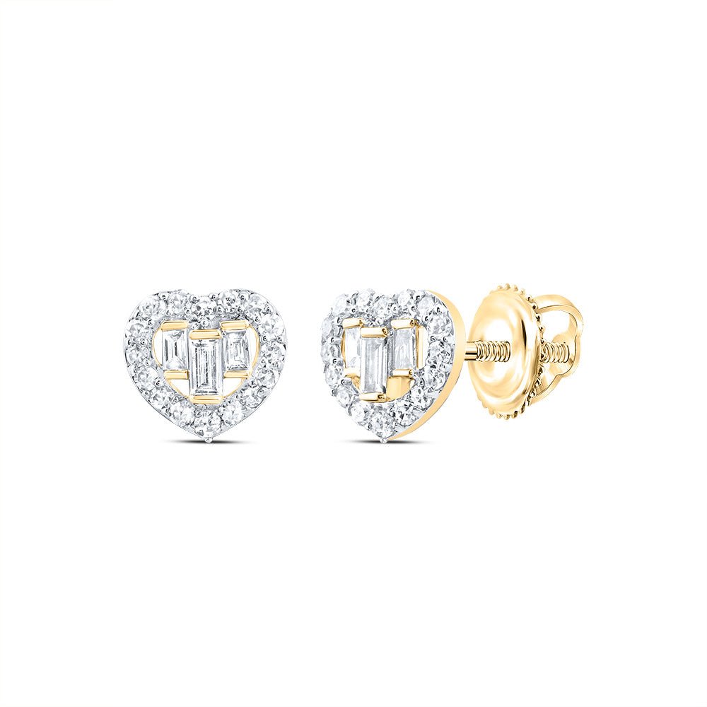 Heart Diamond Earrings 1/6 Cttw Gift Edition - Splendid Jewellery