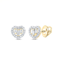 Load image into Gallery viewer, Heart Diamond Earrings 1/6 Cttw Gift Edition - Splendid Jewellery