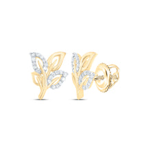 Load image into Gallery viewer, 10K Yellow Gold Gift - Ready Diamond Earrings with Elegant Styling - Splendid Jewellery