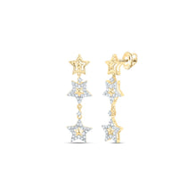 Load image into Gallery viewer, 10K Yellow Gold Gift - Ready Diamond Earrings with Fine Detail - Splendid Jewellery