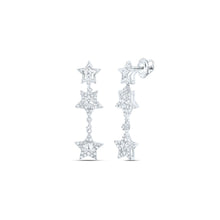 Load image into Gallery viewer, 10K White Gold Diamond Earrings 1/4 Cttw Gift Edition - Splendid Jewellery
