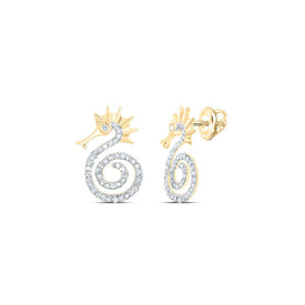 Diamond Stud Earrings 1/4 Cttw with Elegant Styling - Splendid Jewellery