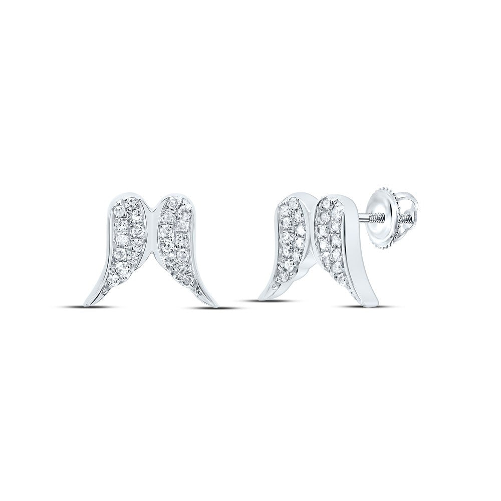 10K White Gold Luxury Diamond Earrings Gift Edition - Splendid Jewellery