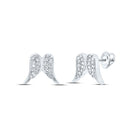 10K White Gold Luxury Diamond Earrings Gift Edition - Splendid Jewellery