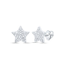 Load image into Gallery viewer, 10K White Gold Diamond Earrings with Natural Sparkle - Splendid Jewellery