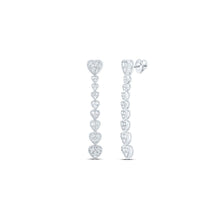 Load image into Gallery viewer, 14K White Gold Gift - Ready Diamond Earrings for Everyday Wear - Splendid Jewellery