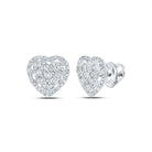 Diamond Earrings in 10K White Gold Gift Edition - Splendid Jewellery