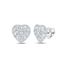 Load image into Gallery viewer, Diamond Earrings in 10K White Gold Gift Edition - Splendid Jewellery