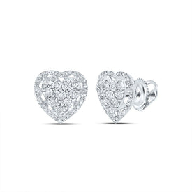 Diamond Earrings in 10K White Gold Gift Edition - Splendid Jewellery