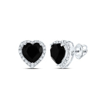 Load image into Gallery viewer, 10K White Gold Gift - Ready Diamond Earrings with Natural Sparkle - Splendid Jewellery