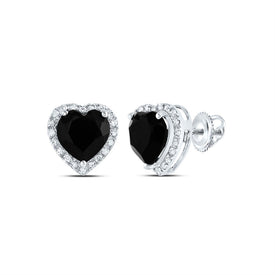 10K White Gold Gift - Ready Diamond Earrings with Natural Sparkle - Splendid Jewellery