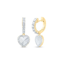 Load image into Gallery viewer, Diamond Earrings in 10K Yellow Gold for Everyday Wear - Splendid Jewellery