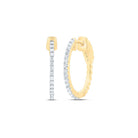Diamond Earrings in 10K Yellow Gold with Elegant Styling - Splendid Jewellery