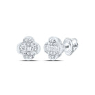 Diamond Stud Earrings in 10K White Gold Gift Edition - Splendid Jewellery