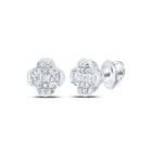 Diamond Stud Earrings in 10K White Gold Gift Edition - Splendid Jewellery
