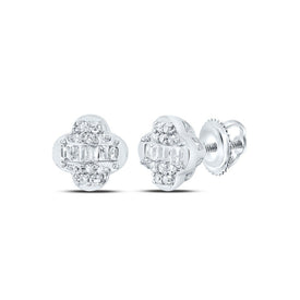 Diamond Stud Earrings in 10K White Gold Gift Edition - Splendid Jewellery