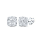 Baguette Diamond Earrings 1/3 Cttw - Splendid Jewellery