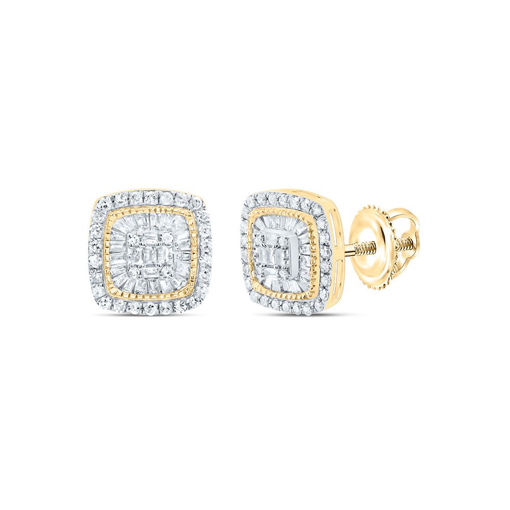 Baguette Diamond Earrings 3/4 Cttw - Splendid Jewellery
