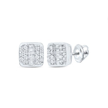 Load image into Gallery viewer, Diamond Stud Earrings with Natural Sparkle with Elegant Styling - Splendid Jewellery