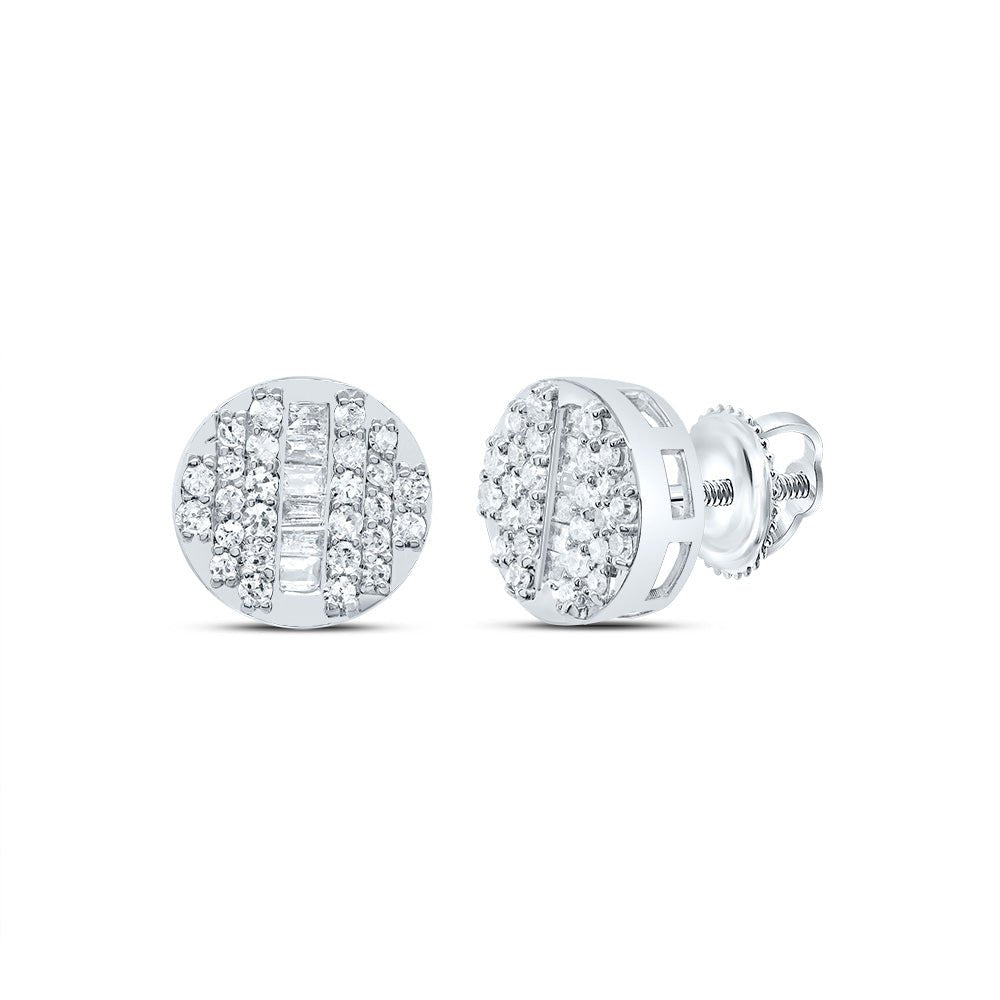 10K White Gold Diamond Earrings for Everyday Wear with Natural Sparkle - Splendid Jewellery