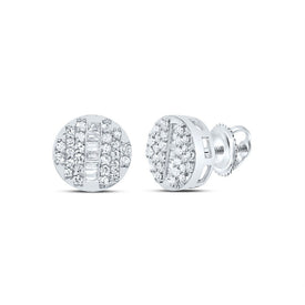 10K White Gold Diamond Earrings for Everyday Wear with Natural Sparkle - Splendid Jewellery