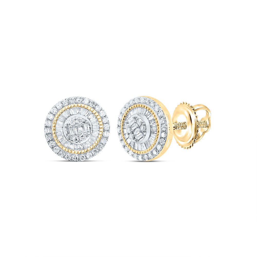 10K Yellow Gold Luxury Diamond Earrings Gift Edition - Splendid Jewellery