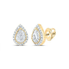 10K Yellow Gold Baguette Diamond Earrings for Everyday Wear - Splendid Jewellery