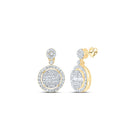 10K Yellow Gold Diamond Earrings for Everyday Wear with Natural Sparkle - Splendid Jewellery