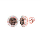 Diamond Stud Earrings 1/2 Cttw - Splendid Jewellery