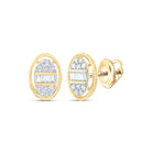 10K Yellow Gold Luxury Diamond Stud Earrings with Natural Sparkle - Splendid Jewellery