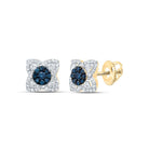 Diamond Stud Earrings in 10K Yellow Gold - Splendid Jewellery