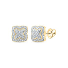 Diamond Stud Earrings with Natural Sparkle with Fine Detail - Splendid Jewellery