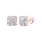 10K Rose Gold Gift - Ready Diamond Earrings - Splendid Jewellery